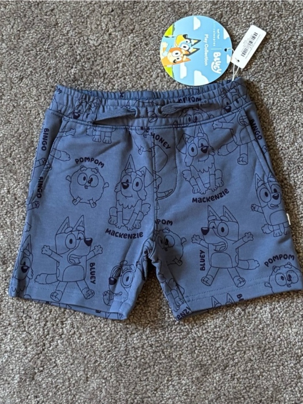 Little Sleepies Bluey & Friends Shorts 12-18
